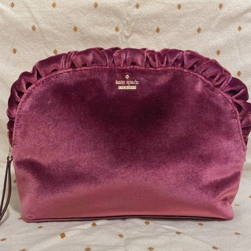 Kate Spade Purple Velvet Women's Bag
